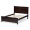 Baxton Studio Catalina Dark Brown-Finished Wood Full Platform Bed 143-7863 - alternate 4